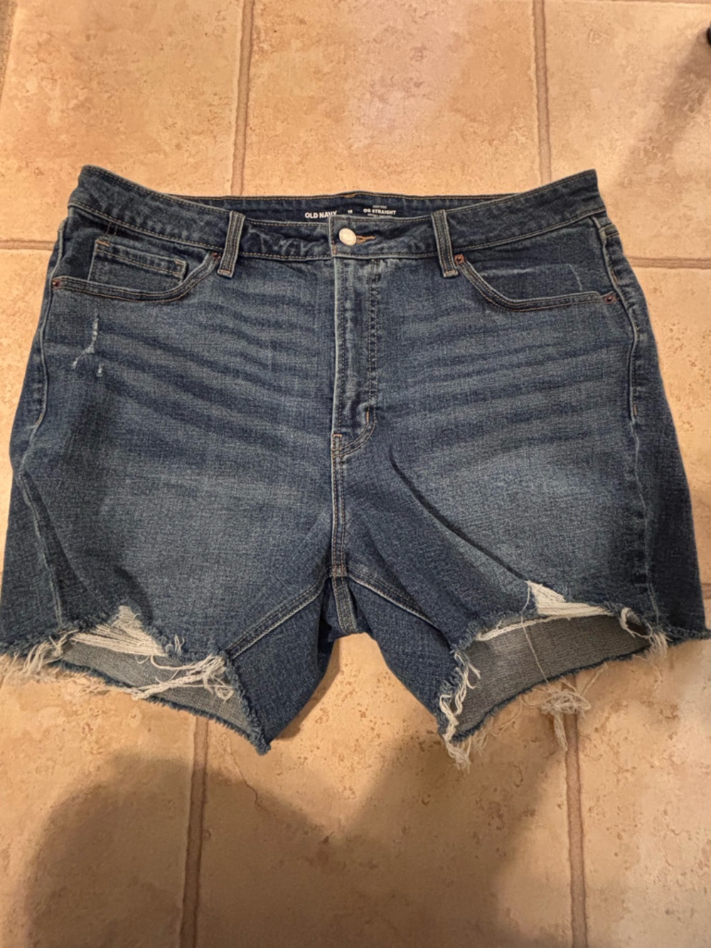 Old Navy Dark Blue High-Rise Denim Skirt